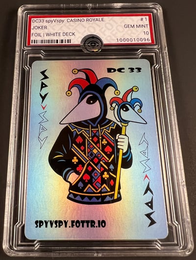 Front of card