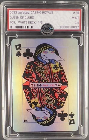 QUEEN OF CLUBS - Grade 9.4