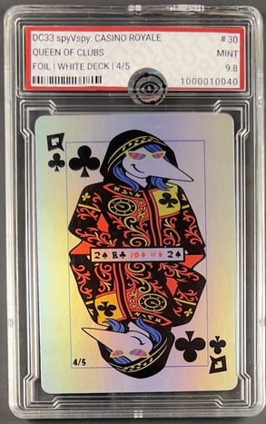 QUEEN OF CLUBS - Grade 9.8