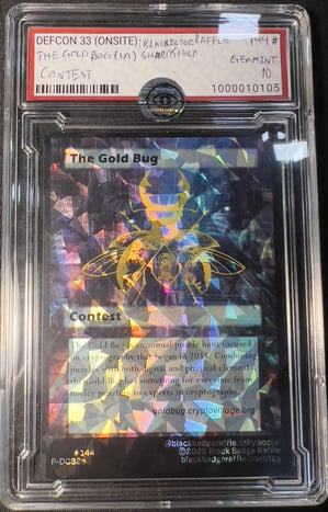 THE GOLD BUG (1/1) SHARDS HOLO - Grade 10