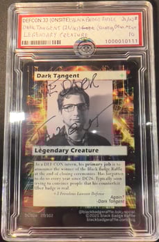 DARK TANGENT (28/162) (SIGNED) - Grade 10