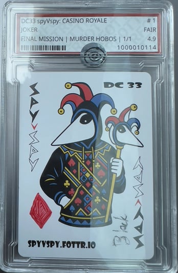 Front of card