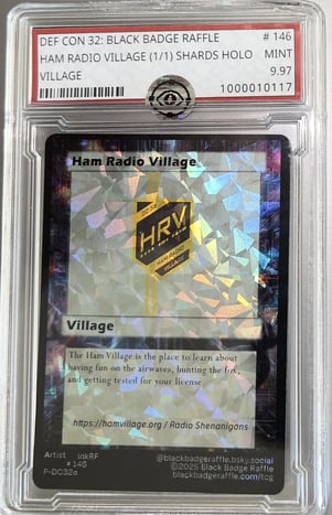 HAM RADIO VILLAGE (1/1) SHARDS HOLO - Grade 9.97