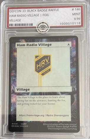 HAM RADIO VILLAGE | FOIL - Grade 9.99