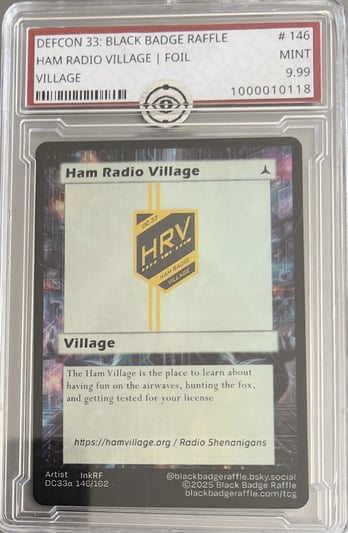 Front of card