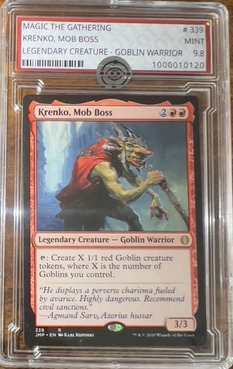 Front of card
