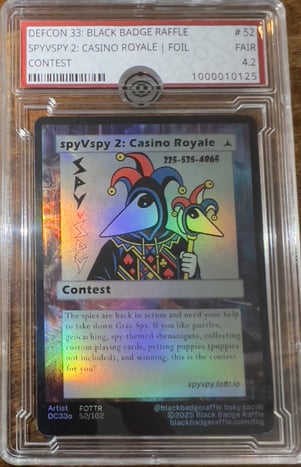 SPYVSPY 2: CASINO ROYALE | FOIL - Grade 4.2