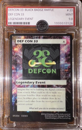 Front of card