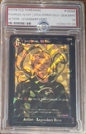 POUIPOUI, AV GUY | GOLD SHARDS HOLO - Grade 10