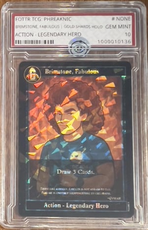 BRIMSTONE, FABULOUS | GOLD SHARDS HOLO - Grade 10