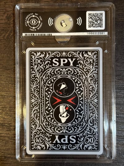 Back of JACK OF SPADES