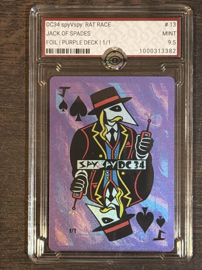 Front of JACK OF SPADES