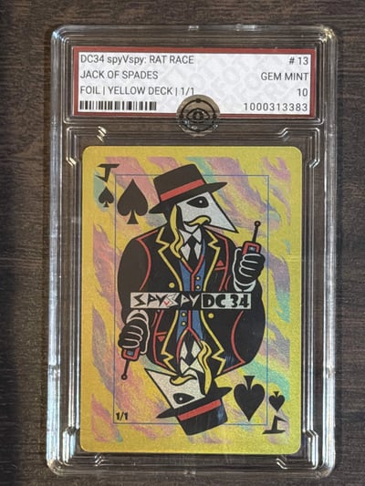 Front of JACK OF SPADES