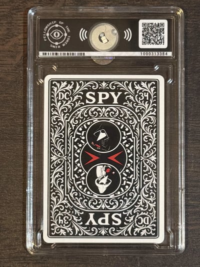 Back of JACK OF SPADES