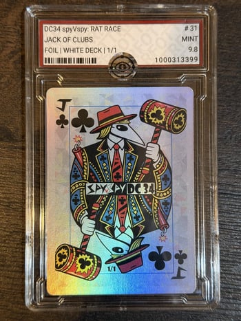 JACK OF CLUBS - Grade 9.8