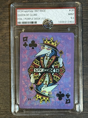 QUEEN OF CLUBS - Grade 9.3