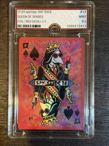 QUEEN OF SPADES - Grade 9.5