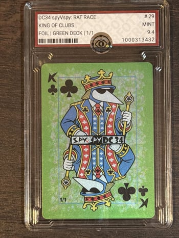 KING OF CLUBS - Grade 9.4
