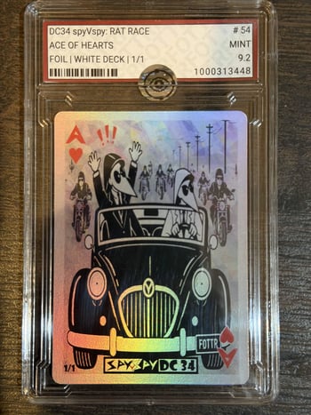 ACE OF HEARTS - Grade 9.2