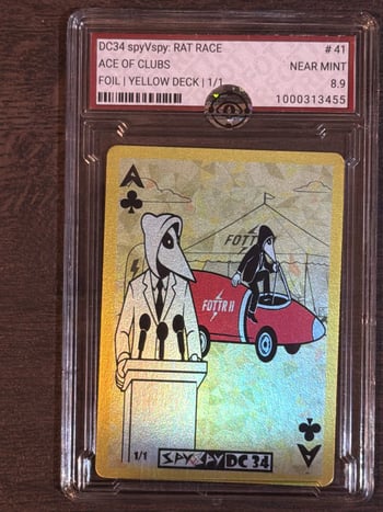 ACE OF CLUBS - Grade 8.9