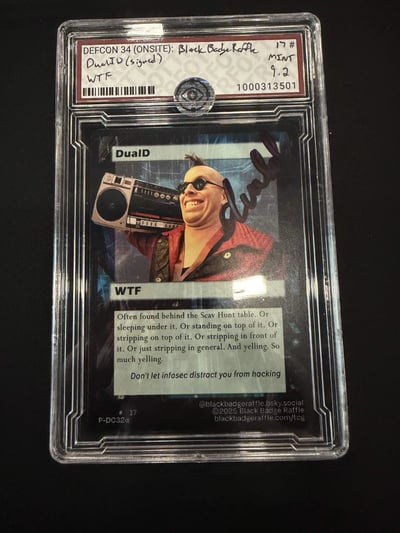 Front of DUALID (Signed)