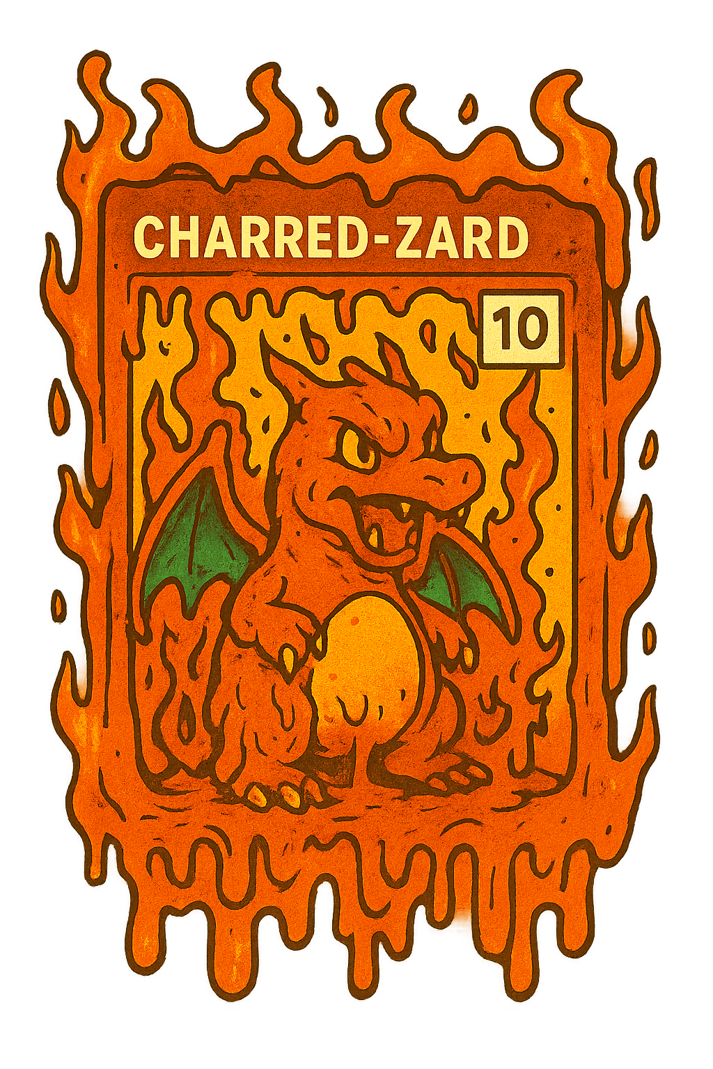Charred-Zard Card - Student Achievement